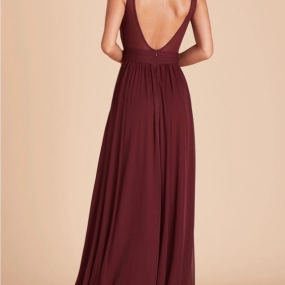 NWT Birdy Grey burgundy evening gown size small Wedding, Prom, Bridesmaid - Picture 2 of 13